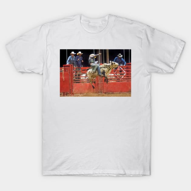 Bull rider T-Shirt by joesaladino